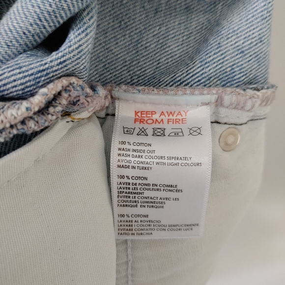 BDG Urban Outfitters Mom Jeans Light Blue Wash Size 27 - Picture 16 of 16